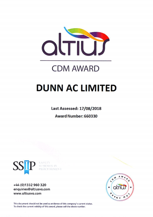 Altius CDM Assured Vendor status